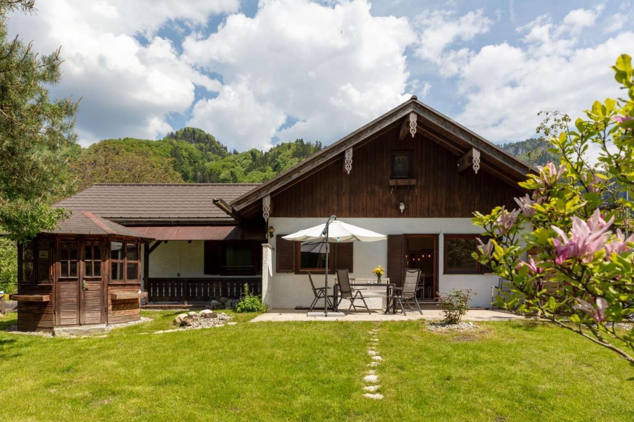 Ganzes Haus Mit Grossem Garten Und Eigener Sauna Unterwössen Exteriör bild